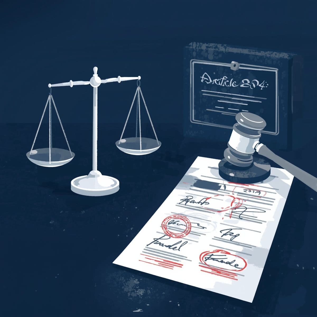 TCK m. 204 Resmî Belgede Sahtecilik